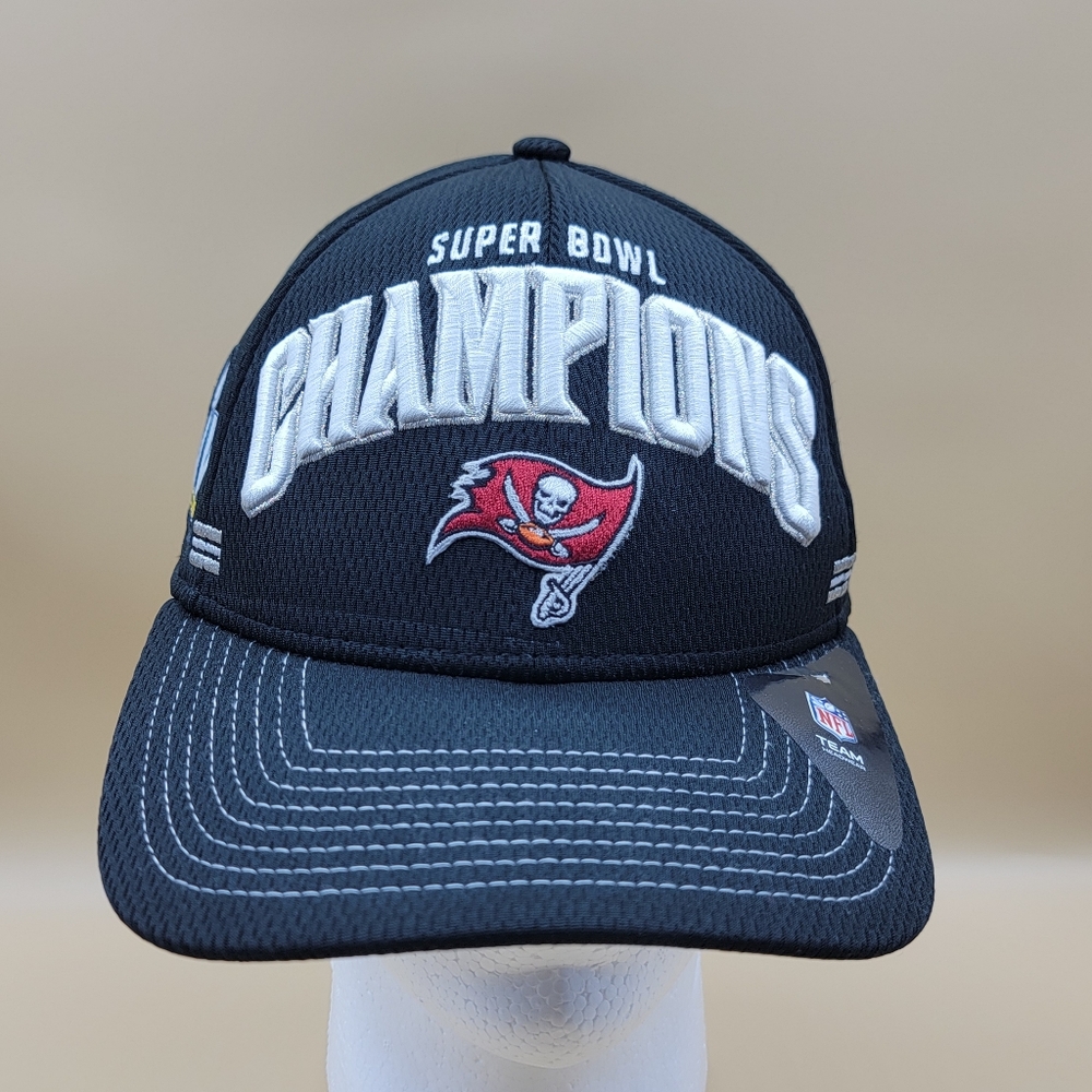 Tampa Bay Buccaneers New Era Super Bowl LV Champions Locker Room 9FORTY Hat Cap